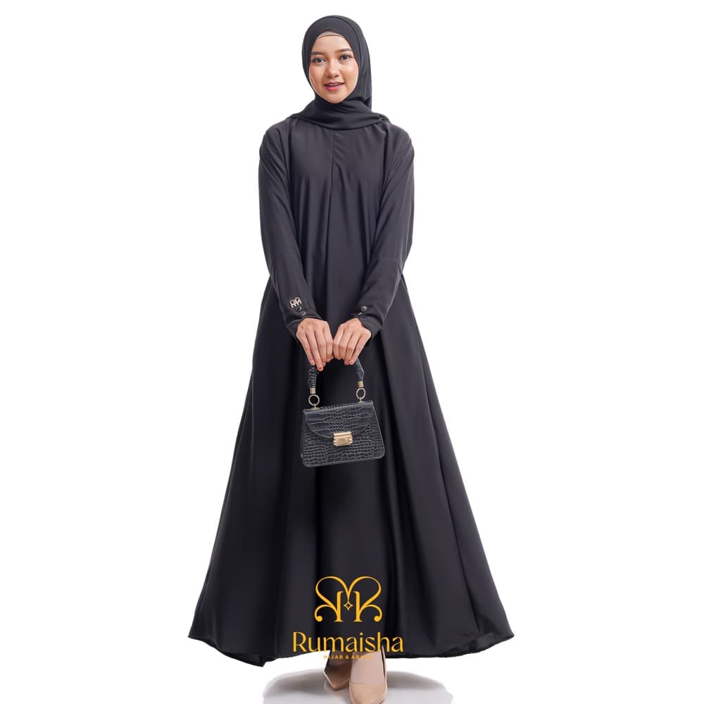 Rumaisha - Abaya Sofia Anti UV Premium Abaya Lebaran 2