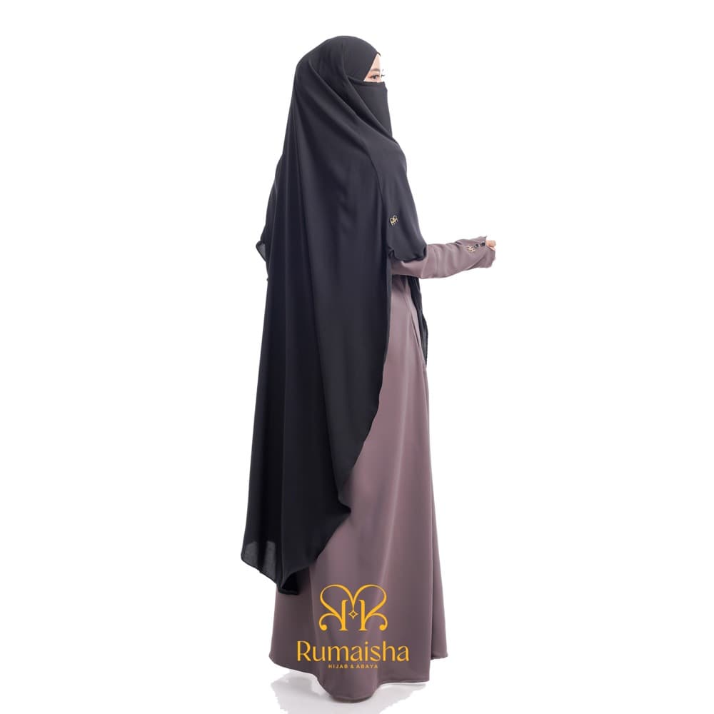 Rumaisha - French Khimar Meyra Bahan Maheen Anti UV 3