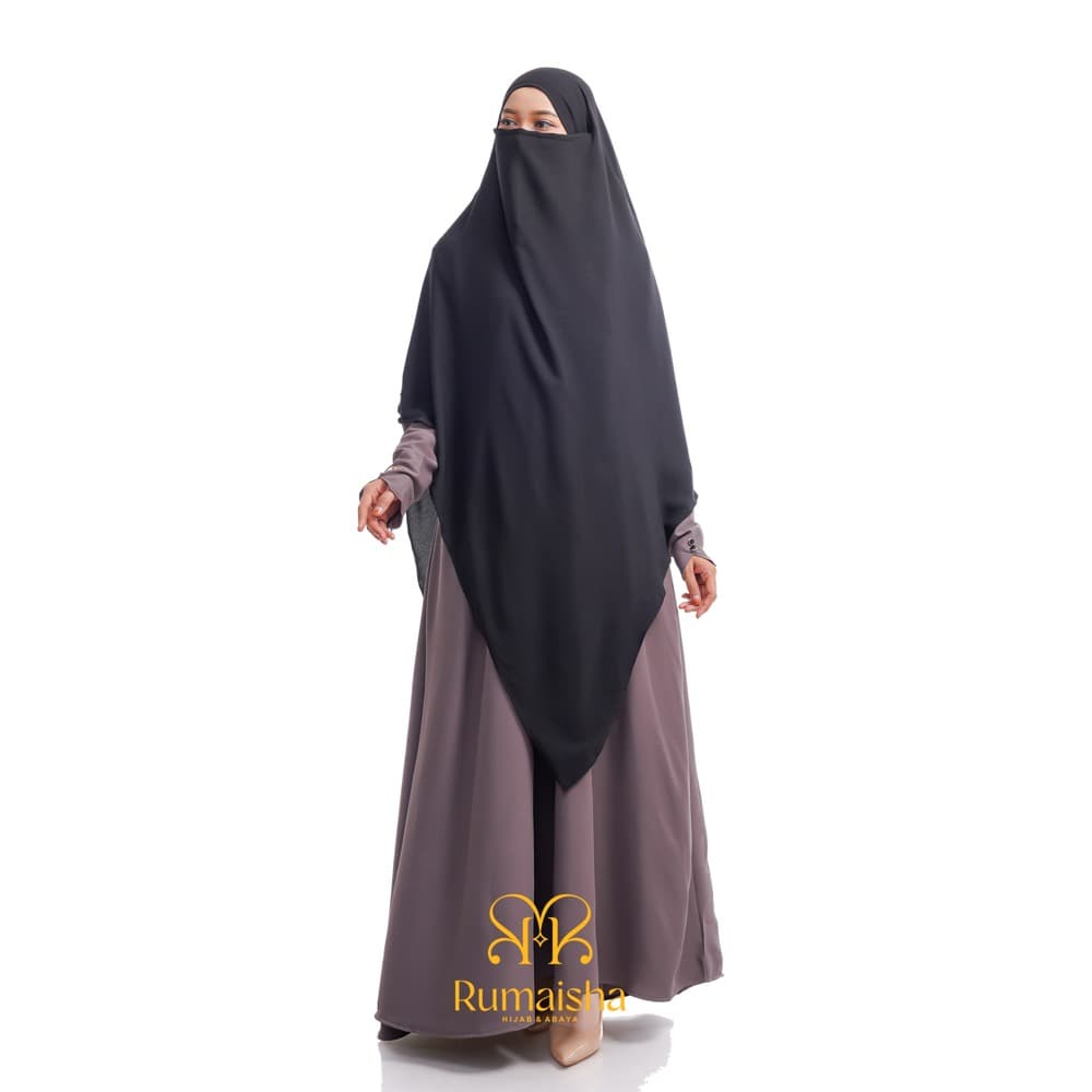 Rumaisha - French Khimar Meyra Bahan Maheen Anti UV 4