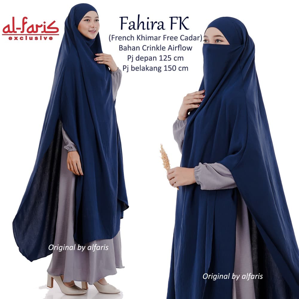 Fahira Frenchkhimar Long Crinkle Airflow Premium