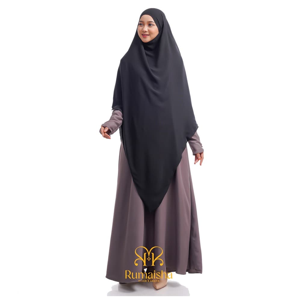 Rumaisha - French Khimar Meyra Bahan Maheen Anti UV