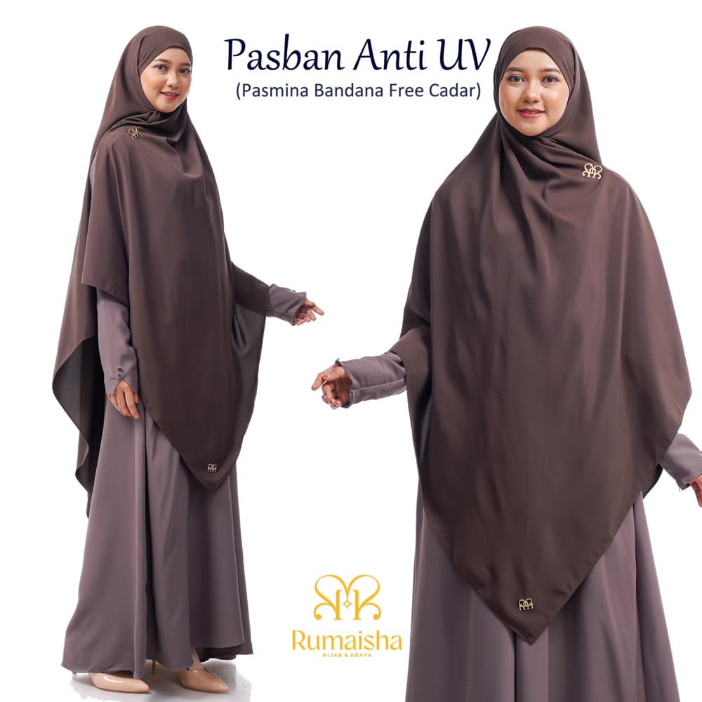 Rumaisha - PASHBAN Pashmina Bandana Bahan Anti UV Free Cadar